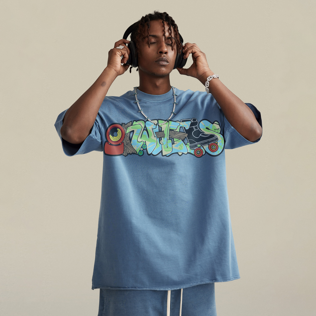 ON WHEELS REMIX TEE