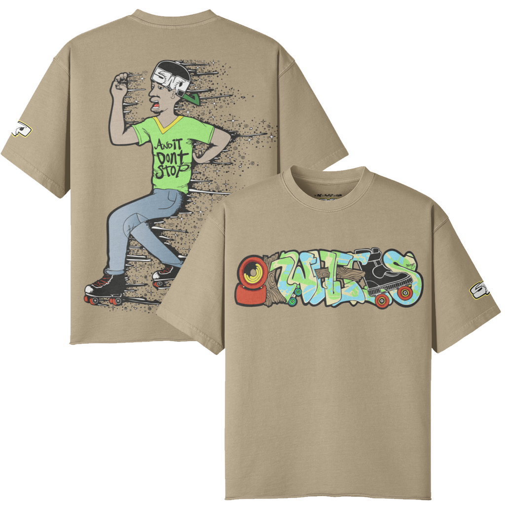 ON WHEELS REMIX TEE